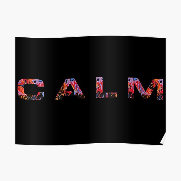 CALM 5sos  Poster RB1512 product Offical 5sos Merch