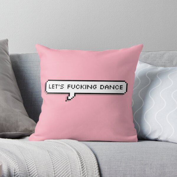 Let's fuckin dance 5sos Throw Pillow RB1512 product Offical 5sos Merch