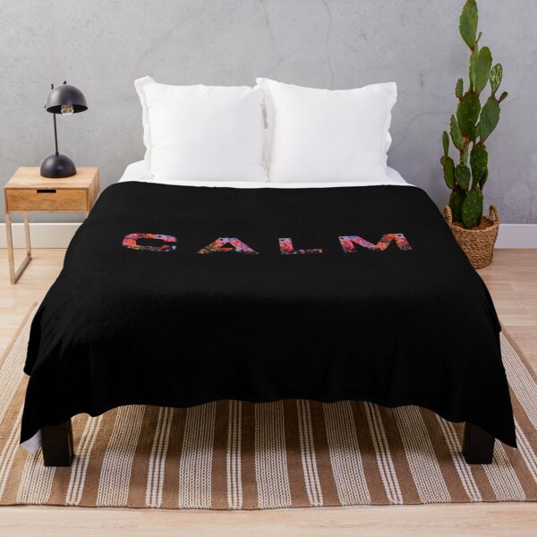 CALM 5sos  Throw Blanket RB1512 product Offical 5sos Merch