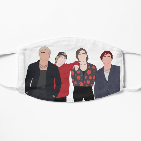 5 seconds of summer Flat Mask RB1512 product Offical 5sos Merch